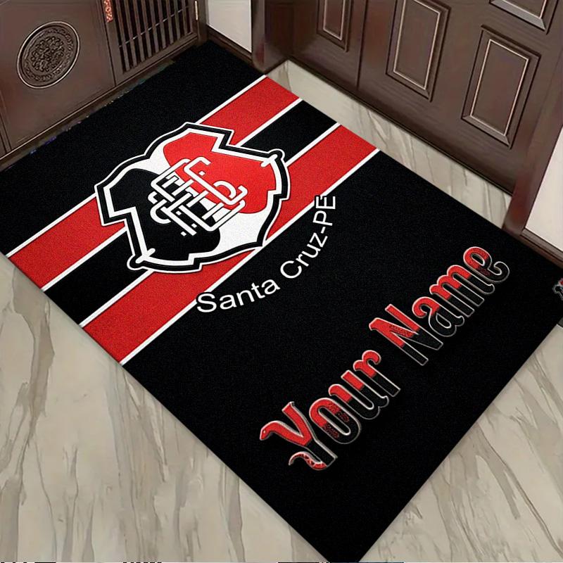 Name Custom Santa Cruz Carpet Rug for Living Room Bedroom Home Sofa Decoration,Kids play Non-slip Floor Mat