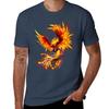 Phoenix Rising From Ashes Phoenix Rising fire bird inspiration Fire Fenix TShirt Street Fashion Casual Tee Shirt