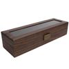 6 Grids Watch Display Box Portable Wooden Watch Storage Box Holder Jewelry Gift Case