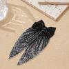 Bride Hairpin with Sequins Bowknot for Girls Barrette Bows for Pageant Prom Princess Hair Accessories Stage Props