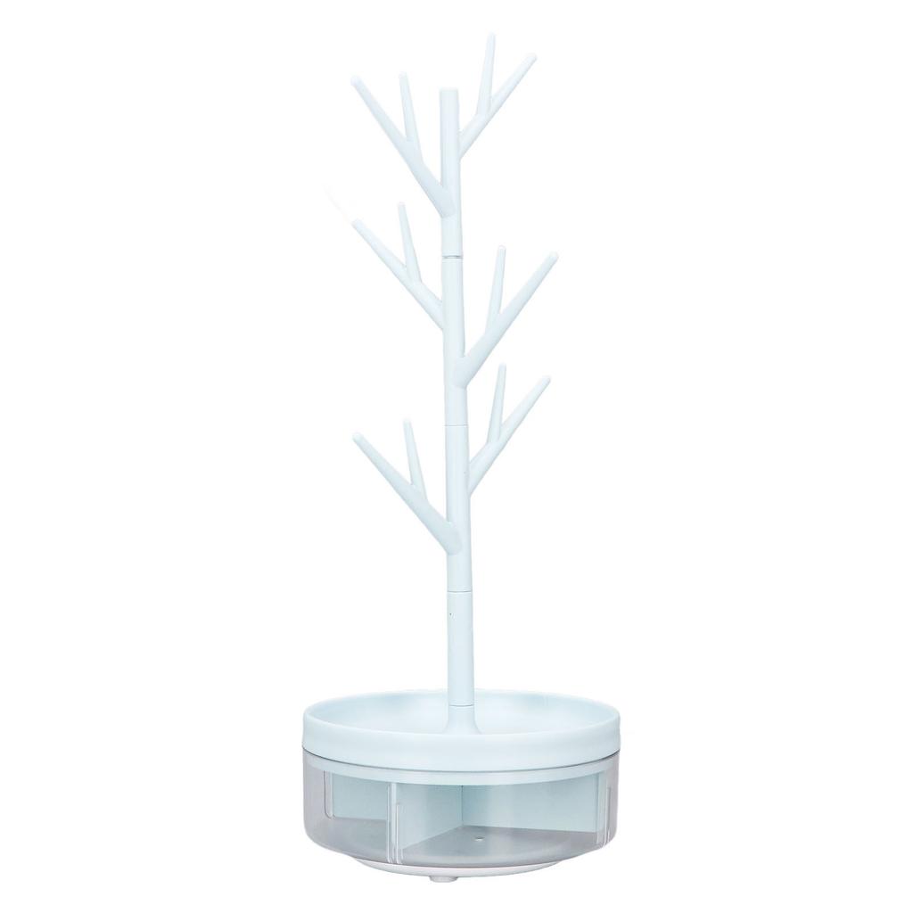 Jewelry Hanging Tree Stand Branch Shape Rotatable Detachable Student Jewelry Storage Display Stand Desktop