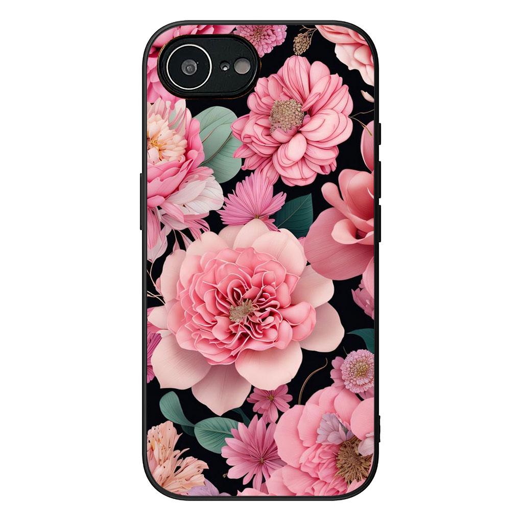 Rose Flower Casing Phone Cover for Apple iPhone 13 12 Mini XS 11 Pro Max 7 8 Plus + XR SE 2022 2020 SE3 Soft Case