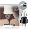 Pressure Nozzle 1 Front 6 Rear Sewer Jetter Nozzle Pressure Washer Adapter Sewer Cleaning Tool 1/4Inch Quick Connector