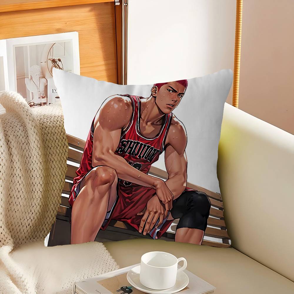 Slam Dunk Decorative Room Aesthetics Pillow Case Home Decor Bedroom Sofa Bed Couch Pillow Cover 45x45