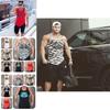 Stylish Polyester Fiber Men's Vest Moisture-wicking Slim Fit Gym Tank Top For All Seasons