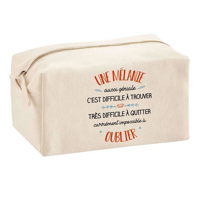 Tote bag - PLANETEE - Une Mélanie Aussi Géniale - Coton - Imprimé en France - Grande contenance