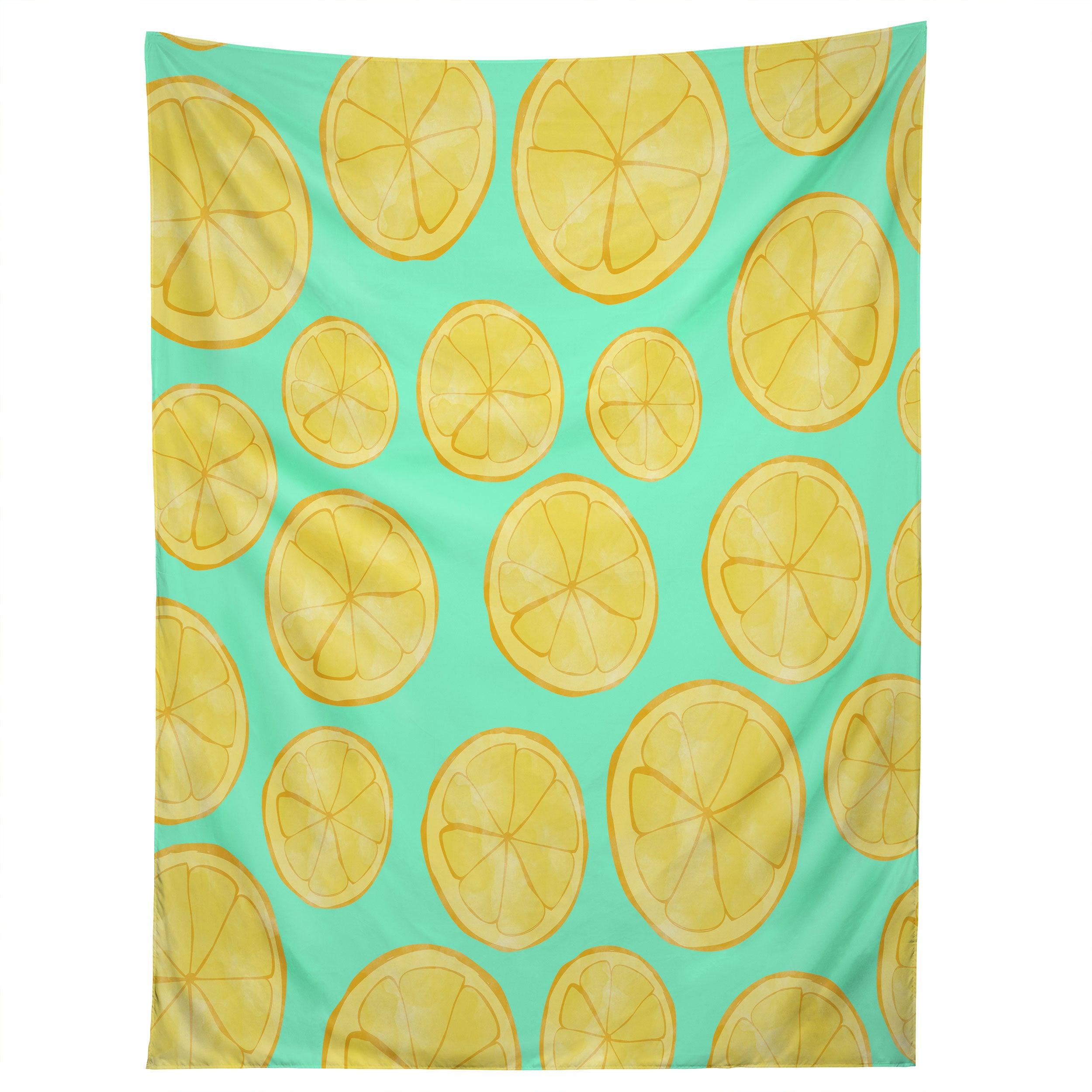 LEMONS tapestry 75x100 чёрный