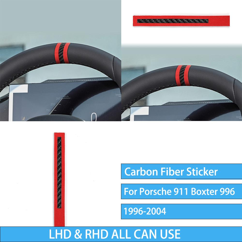 

For Porsche 911 996 1997-2004 Carbon Fiber Gear Shift Center Console Radio CD Air Outlet Car Accessories Interior Cover Stickers carbon fiber suede