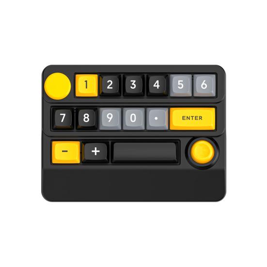 3 Modes Mini Wireless Keyboard with RGB Backlit Macro Programmable 15 Key Hot-swap DIY One Handed Gaming Mechanical Keypad PC Accessories