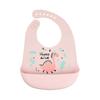 Silicone World 1PC Waterproof Bibs Baby Kids Stuff Cute Cartoon Printed Kids Bib Adjustable Soft Silicone Bib Baby Feeding Stuff