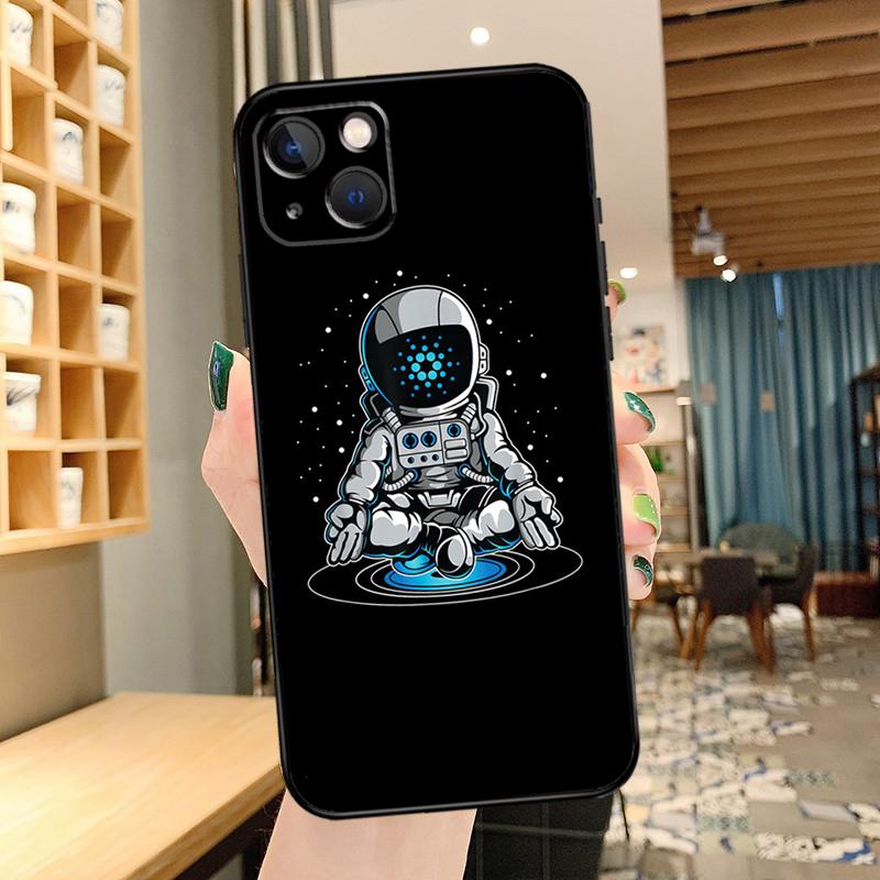

Чехол Cardano Coin Ada Криптовалюта для iPhone 14 15 16 Pro Max XS XR X Чехол для iPhone 11 12 13 Pro Max Mini Plus iPhone X XS