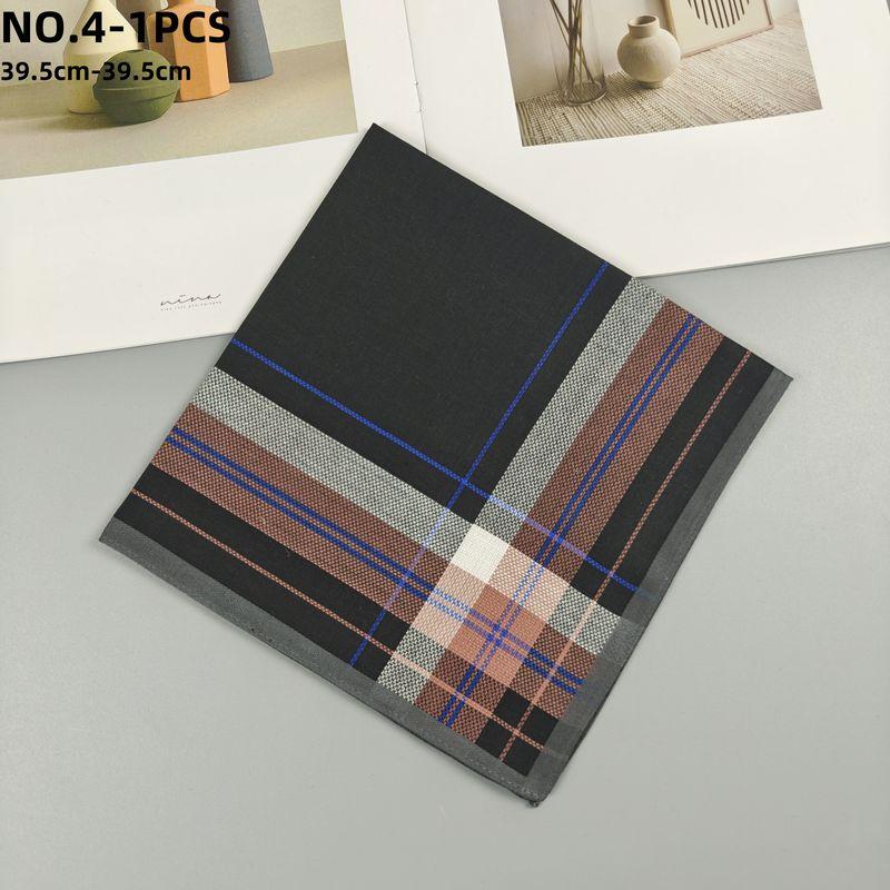 

New Combed Cotton Handkerchief Soft Absorbent Durable Multi-Color Optional Hand Towel Summer Outdoor Sweat-Wiping Easy to Dry NO.4-1PCS