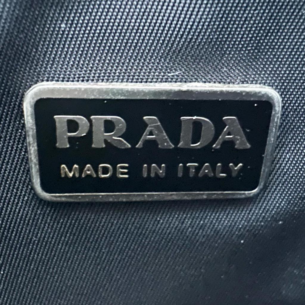 PRADA Tote Bag gray Women used