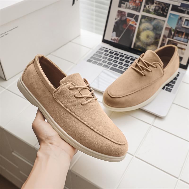 Fashion Men's Slip On Loafers Fashionable versatile Lightweight Breathable Comfort Shoes Non-Slip Soft Sole Daily Walking 2025 New