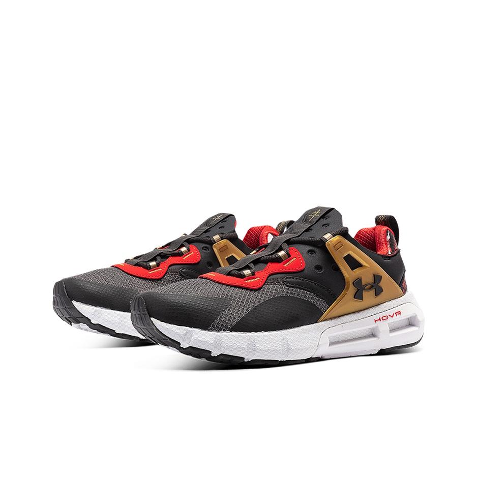Under Armour HOVR Mega 1 MVMNT CNY Low Top Laufschuhe Unisex Sneaker Anthrazit Jadegrau 3023885-100