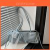 Sac à Bandoulière Pu Grande Capacité Style Urbain Avec Fermeture Éclair Pour un Usage Quotidien