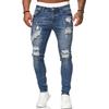 MAITA New Jeans Men's Ripped Trendy Fashion Slim Jeans Pencil Pants