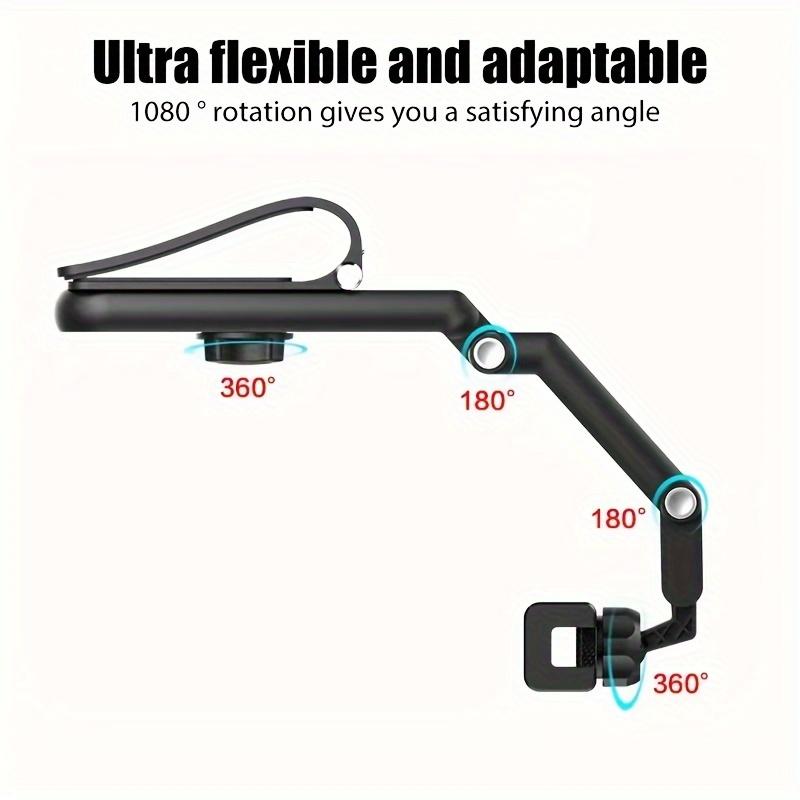 1080 ° Rotating Visor Mobile Phone Car Holder Universal Mobile Phone Holder Multi-function Mobile Phone iPhone 7 Inch Support Phone