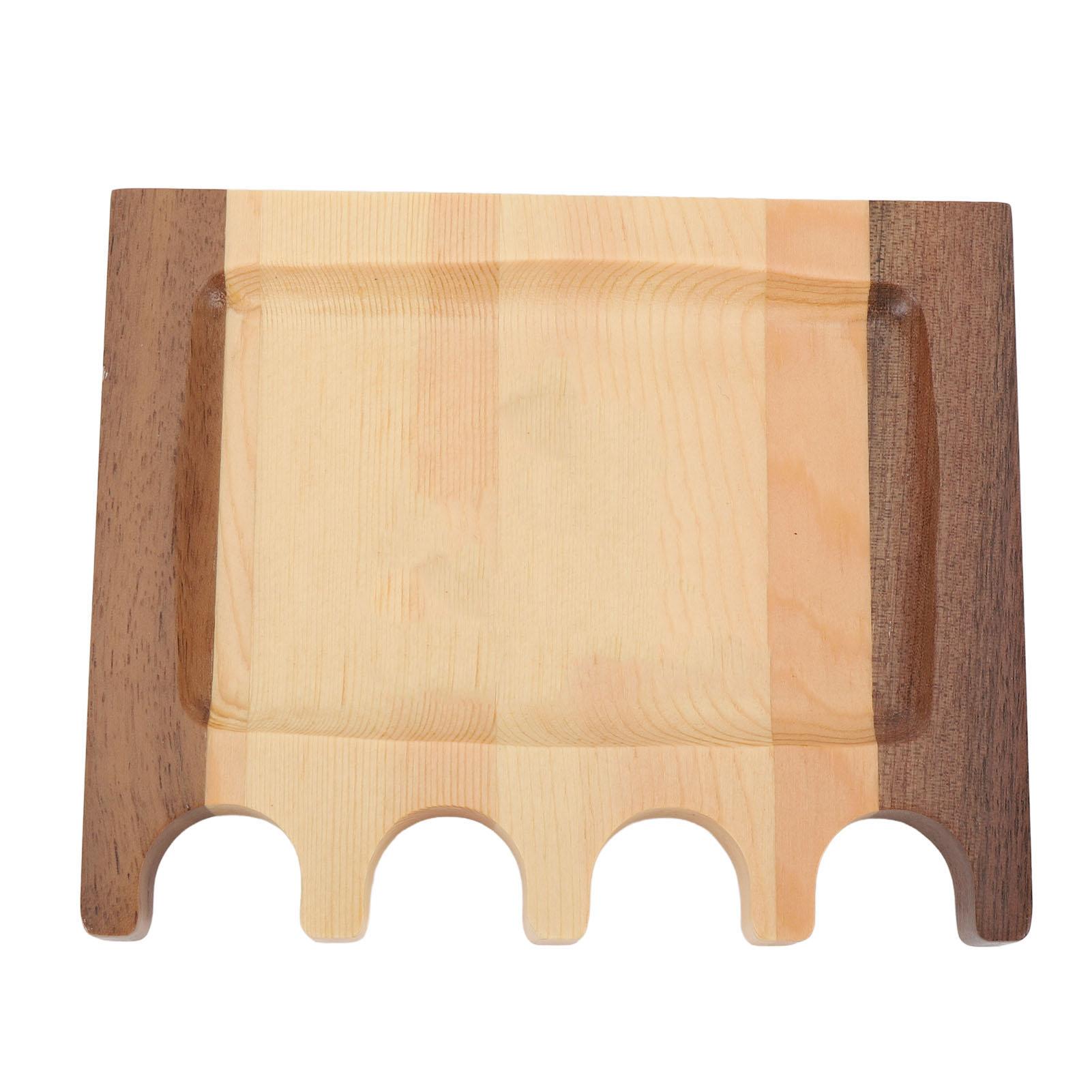 

Pool Cue Holder 4 Holes Portable Pool Stick Holder for Table Billiard Cue Rack Claw Solid Wood