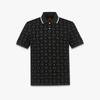 MCM Monogram Jacquard Polo Shirt Mhtgsmm03Bk