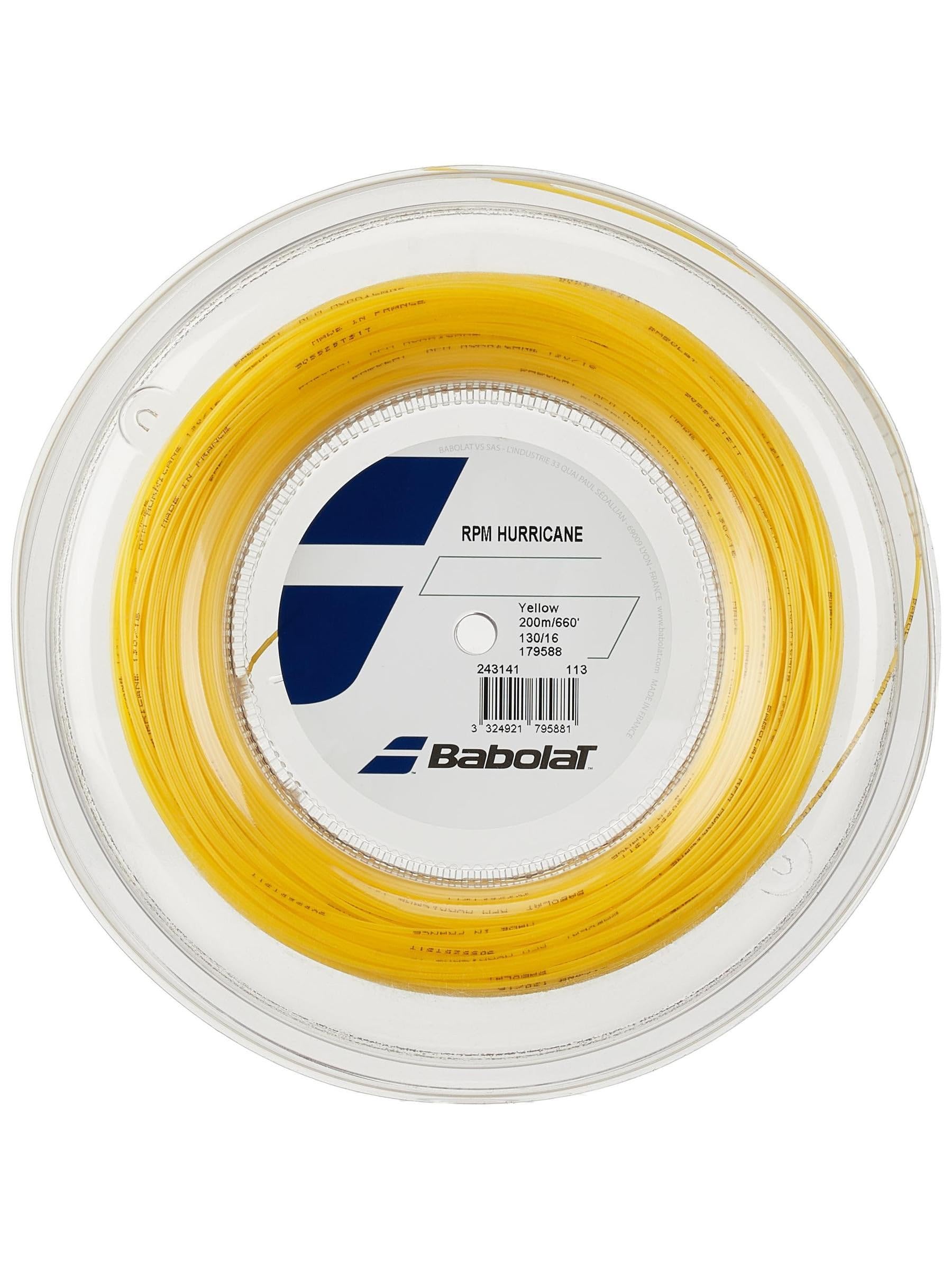 BabolaT RPM HURRICANE Теннис 200м Рулон 120/125/130 Струны, (BA243141)
