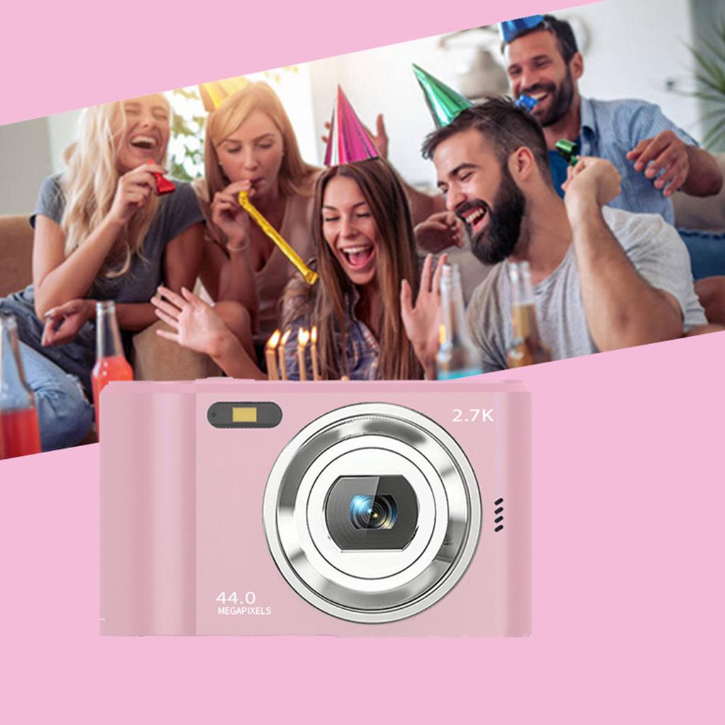 Compact Digital Camera 1080P 2.4 Inch   Display Rechargeable 8X Zoom   48MP   Camera for Recording Photography