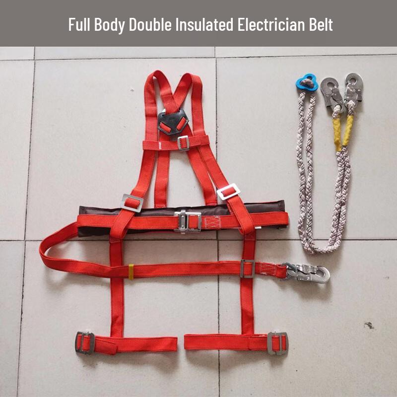 OLOMM Electrician Pole Climbing Safety Harness Standard