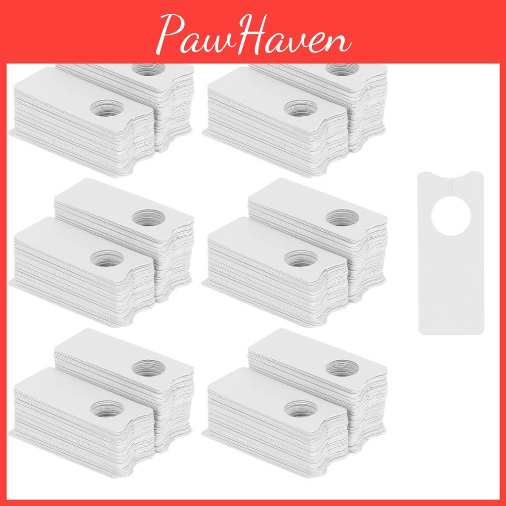 Plant 600pcs White Waterproof Label Pvc Flower Hanging Marker Tag For Garden Courtyard