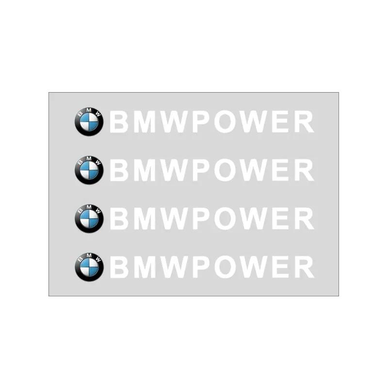 BAAB1 4P/Set Car Door Sticker Scratches Resistant Cover Auto Handle Stickers Emblem For BMW X1 X3 X4 X5 F15 X6 F16 G30 7 Series