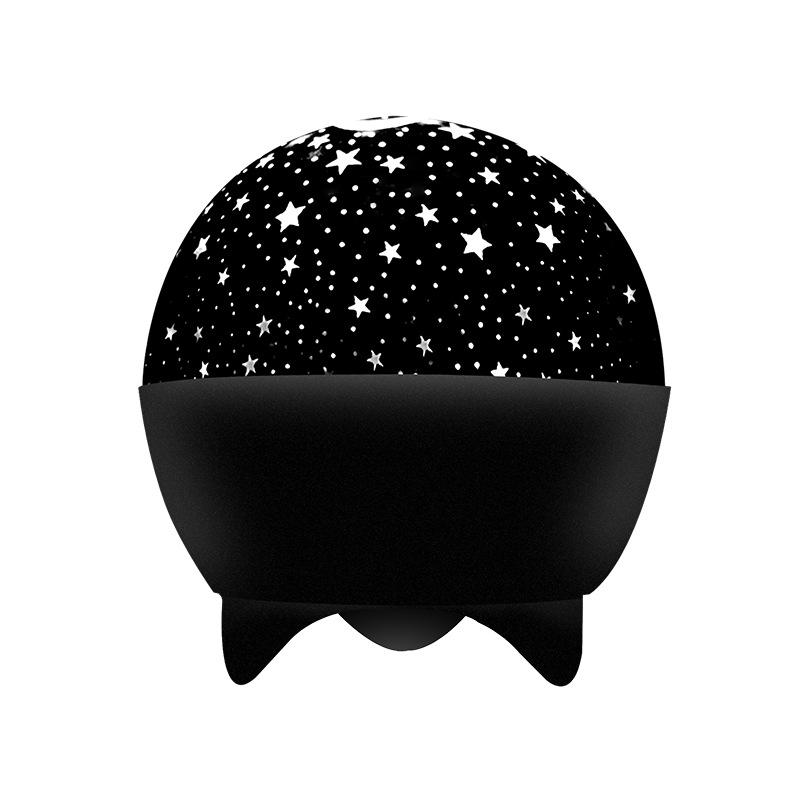 Colorful Starry Night Sky Projector: Six-Color Rotating Lamp for Romantic Atmosphere and Star-Filled Water Wave Effects (Model A168)