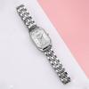 1/2PCS Fashion Women Watches Luxury Alloy Band Rectangle Quartz Watch for Women Clock Gift Reloj Mujer