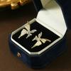 Enamel Butterfly Zircon Animal Stud Earrings for Women Girl New Trend Girl Korean Love Aesthetic Daily Life Minimalist Jewelry