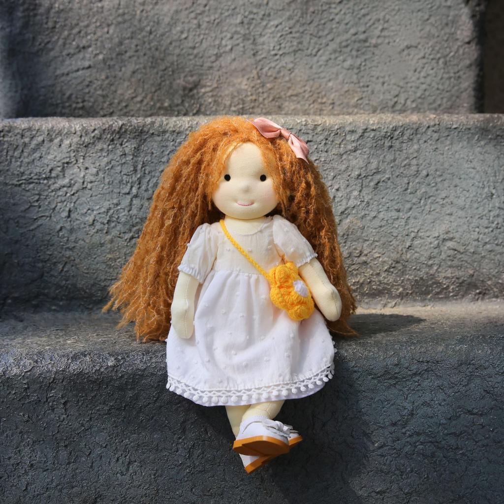 BlissfulPixie Waldorf Handmade Fairy Doll Cute Plush Toy for Perfect for Kids Doll, - 30cm, Soft, Girls,