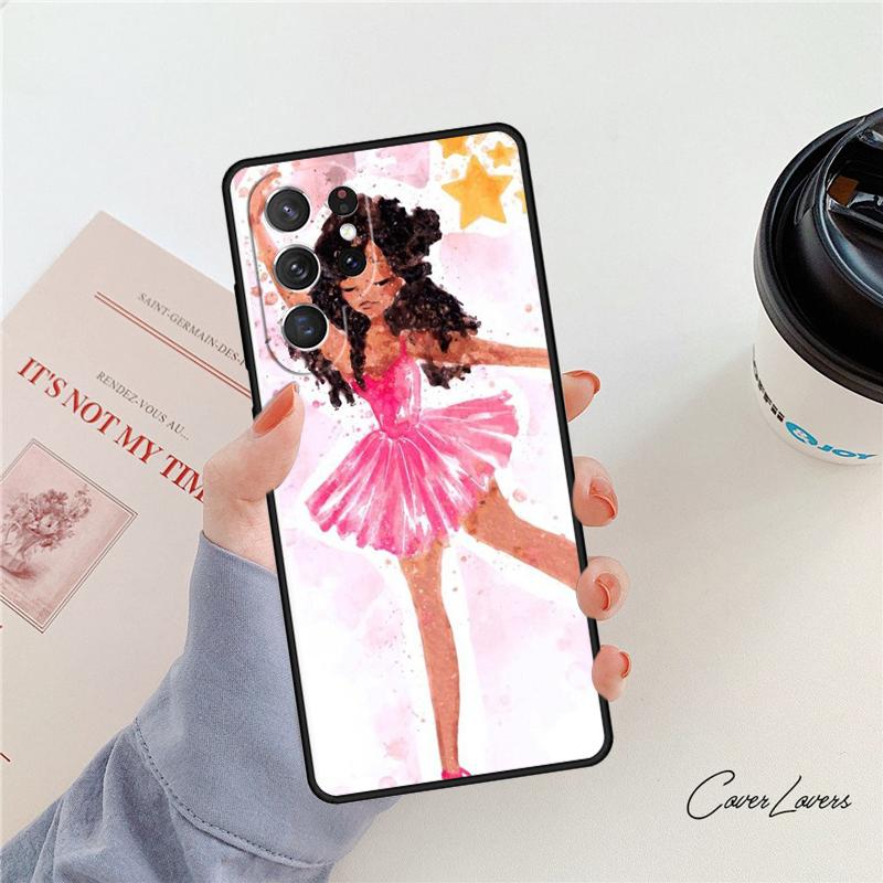 Ballerina Dance phone case For Samsung Galaxy S24 S25 S23 S22 Ultra Note 10 20 Plus S20 S21 FE Cover