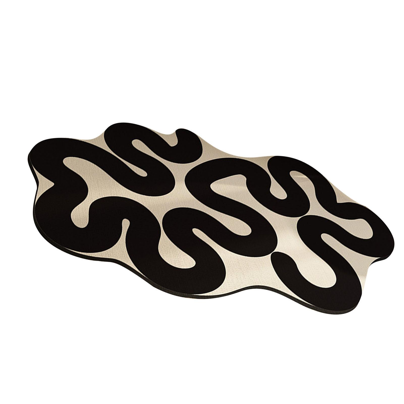 

Bathroom Shaped Rug Strong Water Absorption Soft Mat Diatom Ooze Antislip Quick Dry Carpet Type 2