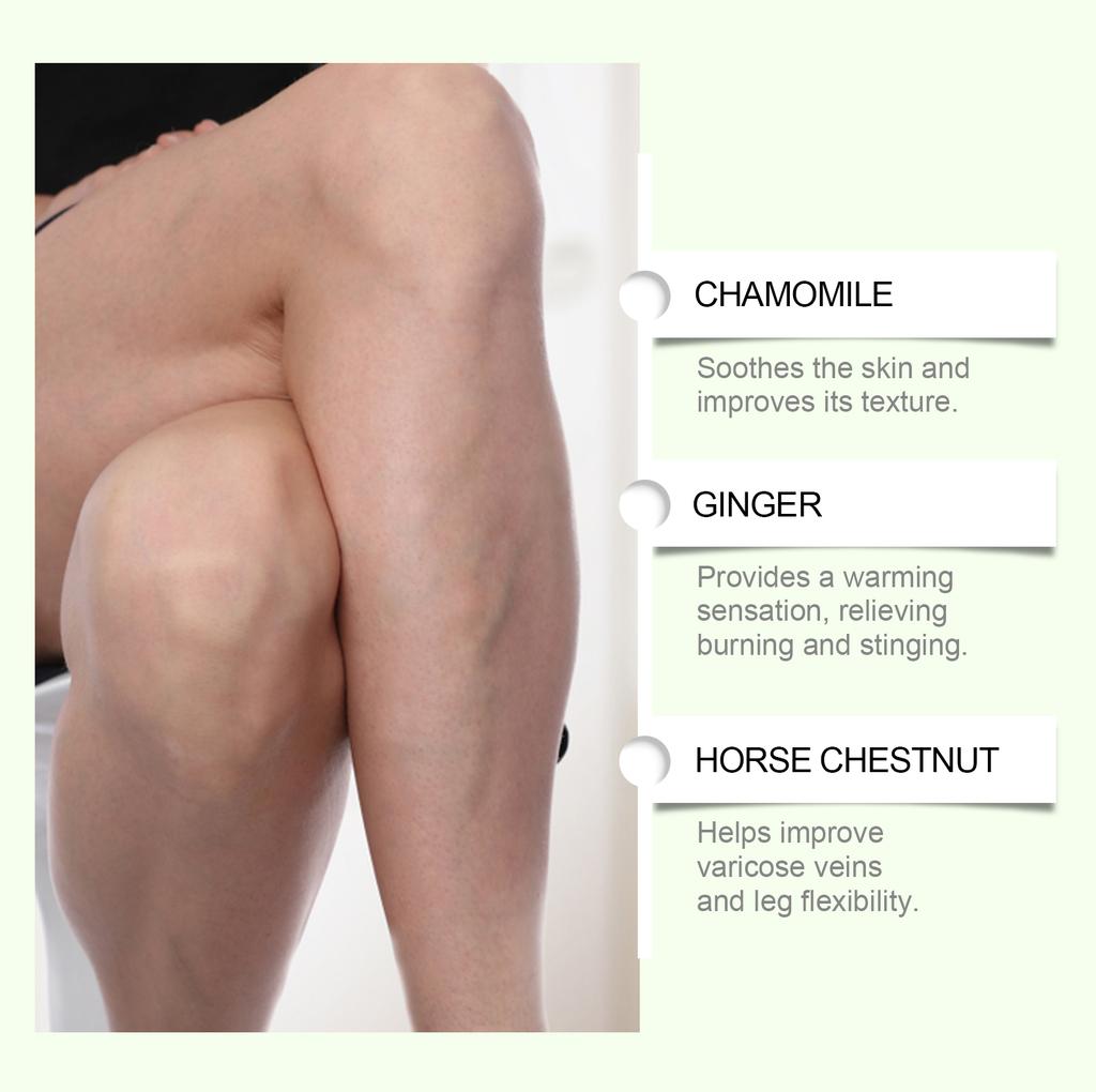 Leg Varicose Cream, Lymph Node Swelling, Varicose Vein Massage Ball To Edema And Reduce Leg Discomfort,50ML