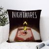 Game L-ittle N-ightmares Cushion Cover Car Throw Pillow Case For Sofa Car Christmas Gift 40x40cm 45x45cm