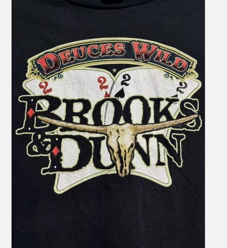 Brooks amp Dunn Deuces Wild TShirt Unisex Cotton Classic Tee All Sizes Unisex T-Shirt XL