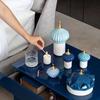 Creative Castle Ceramic Storage Jar Living Room Decoration Scented Candle Storage Jar Gift Candy Porcelain Tank Home Decoration