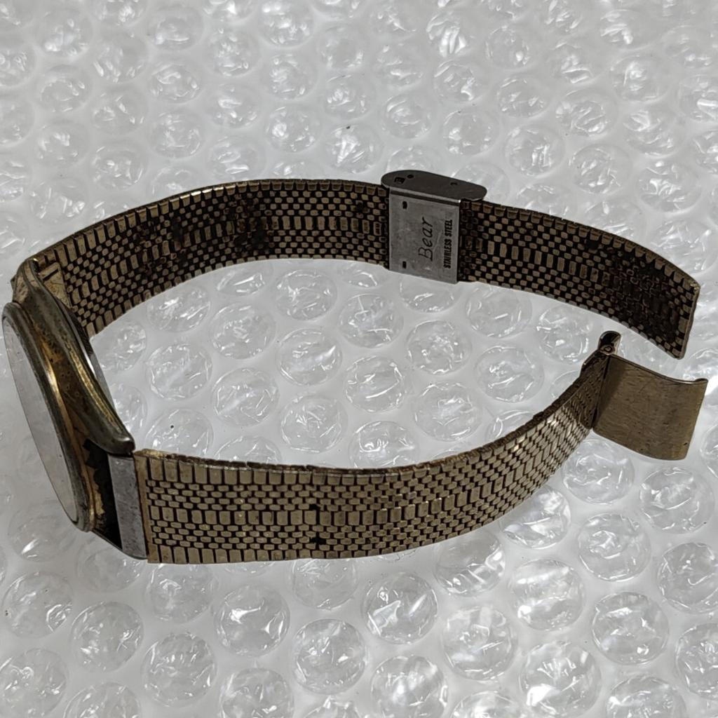 SEIKO King Quartz Roman Gold Watch K26S [Working Condition] Day-Date Men's (Management Moving)