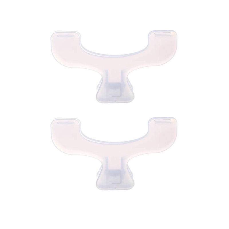 Book Clip Reading Clip Kawaii Desk Accessories Fixed To Prevent Page Turning Transparent Frosted Folder Clips