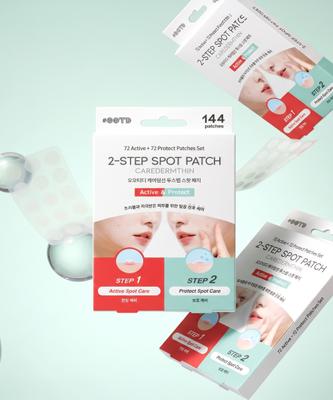 Ootd Beauty Vorher Nachher Ausdrückpflege Dünn 2-stufig Hypoallergen Dual-Punkt Unreinheiten Akne-Pflaster 144 Blatt