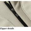 Men's Padded Warm Fashionable Versatile Large Size Heavyweight Sweater Soft Quality Fabric Round Neck Design Loose Casual Sports Long Sleeve