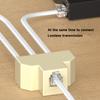 3-Way Phone Line Splitter Adapter Telephone Splitter Phone Jack Splitter for Efficient Communication Good Effect