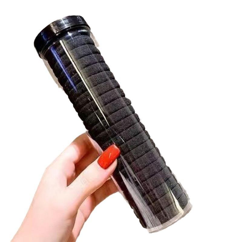 20PCS High Elastic Headband Seamless Rubber Band Hair Rope High Ponytail Hair Band Towel Ring Hair Care Weaving