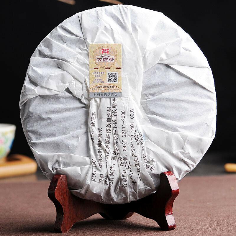 Aged Aroma Menghai Dayi TAETEA Pu-erh Tea Cake 2015 Puerh Puer Cooked Ripe 357g