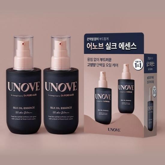 

[Unove] Шелковое масло для волос, эссенция 70 мл, двойная упаковка/2 типа/Olive Young 02,Tender Bloom 70ml+70ml