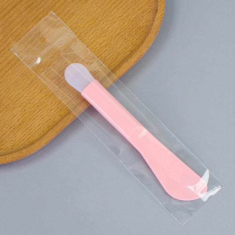 Double-Ended Silicone Mask Brush Mixing Stick Mask Scraper Soft-Tipped Spa Tool Makeup Brush