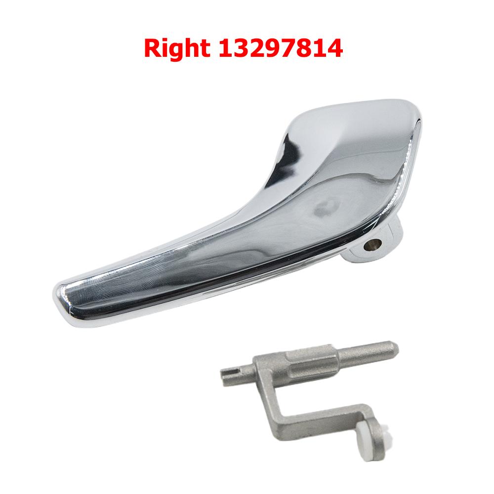 Aluminum Plated Plastic Stainless Interior Door Handle For Opel Corsa D 2006-2014 13297814 13297813 Left Right Doors