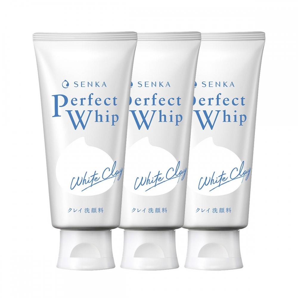 

Senka Perfect White Clay Cleansing Foam 120g x 3